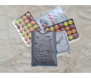 Türchen Stickserie ITH - Schokolinsen Adventskalender to go Hüllen Vol. 2